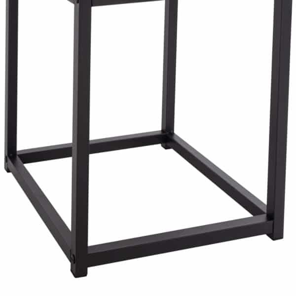 ΖΙΓΚΟΝ GRELAY 2 ΤΕΜ MDF ΟΨΗ ΜΑΡΜΑΡΟΥ & ΜΕΤΑΛΛΟ HM8762.13 45Χ45Χ50εκ. & 37Χ37Χ43 εκ. - Image 5