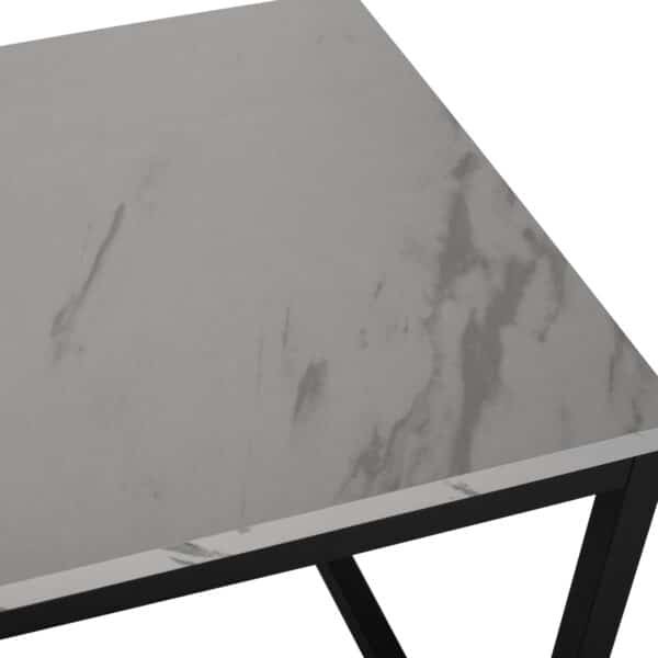 ΖΙΓΚΟΝ GRELAY 2 ΤΕΜ MDF ΟΨΗ ΜΑΡΜΑΡΟΥ & ΜΕΤΑΛΛΟ HM8762.12 45Χ45Χ50εκ. & 37Χ37Χ43 εκ. - Image 5