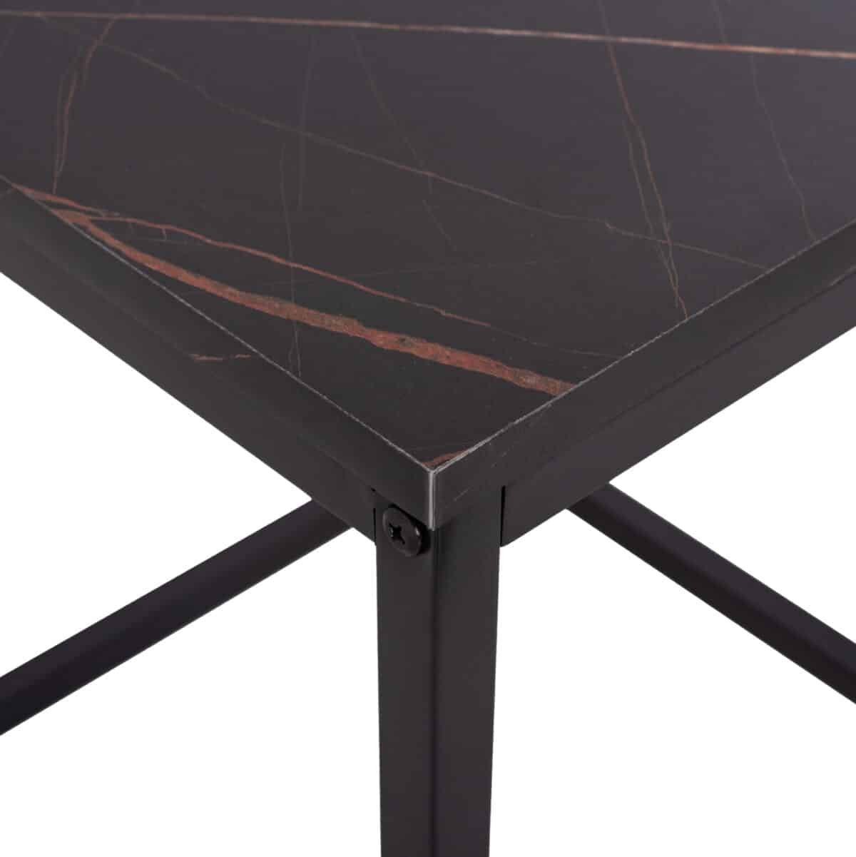 ΖΙΓΚΟΝ GRELAY 2 ΤΕΜ MDF ΟΨΗ ΜΑΡΜΑΡΟΥ & ΜΕΤΑΛΛΟ HM8762.13 45Χ45Χ50εκ. & 37Χ37Χ43 εκ. - Image 7