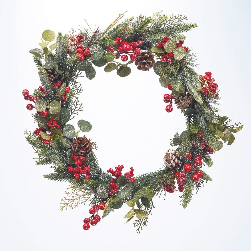 ΧΡΙΣΤΟΥΓΕΝΝΙΑΤΙΚΟ ΣΤΕΦΑΝΙ BERRIES & ΚΟΥΚΟΥΝΑΡΙΑ ΔΙΑΜ.48cm ΧΡΙΣΤΟΥΓΕΝΝΙΑΤΙΚΟ ΣΤΕΦΑΝΙ BERRIES & ΚΟΥΚΟΥΝΑΡΙΑ ΔΙΑΜ.48cm