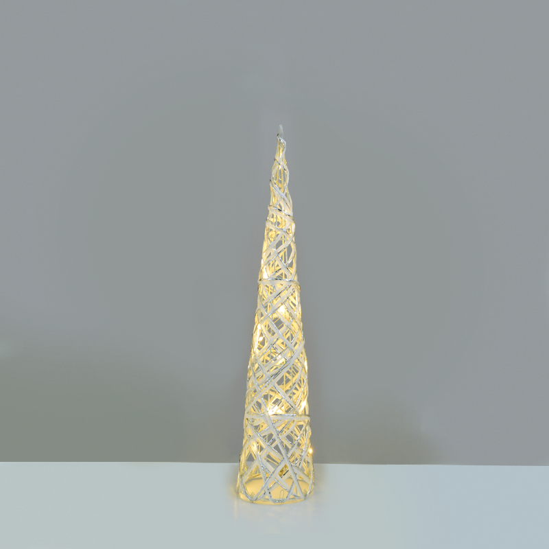 ^ "WHITE & SILVER CONE TREE" 20 MINI WW LED ΛΑΜΠ. ΜΠΑΤ. 3ΧΑΑ ^ "WHITE & SILVER CONE TREE" 20 MINI WW LED ΛΑΜΠ. ΜΠΑΤ. 3ΧΑΑ