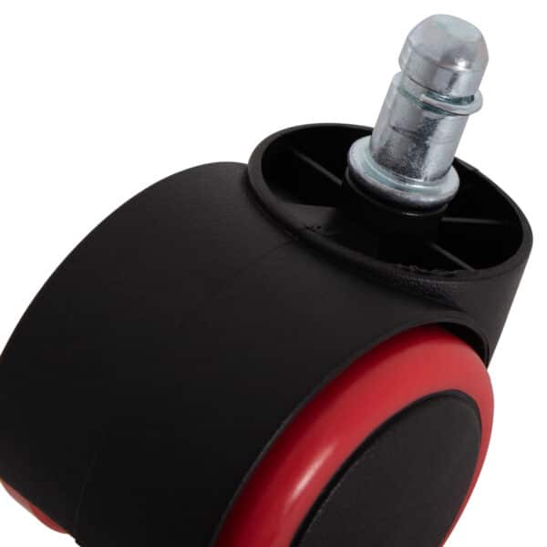 ΑΝΤΑΛΛΑΚΤΙΚΑ ΡΟΔΑΚΙΑ ΣΕΤ 5ΤΜΧ ΓΙΑ ΚΑΡΕΚΛΕΣ ΓΡΑΦΕΙΟΥ HM1203--ΜΑΥΡO-KOKKINO - Image 7