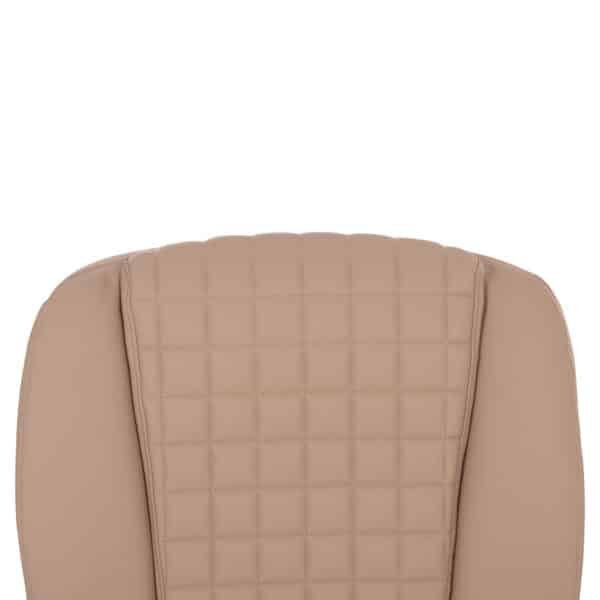 ΑΝΤΑΛΛΑΚΤΙΚO ΚΑΘΙΣΜΑ ΓΙΑ ΚΑΡΕΚΛΑ ΓΡΑΦΕΙΟΥ HM1097.07 ΚΑΠΟΥΤΣΙΝΟ PU 58x11x56εκ. - Image 5