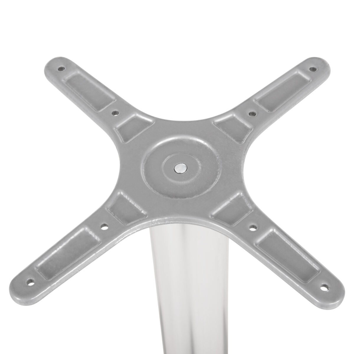 ΒΑΣΗ ΤΡΑΠΕΖΙΟΥ ΑΛΟΥΜΙΝΙΟΥ ΧΡΩΜΙΟΥ HM449.01 ΣΤΑΥΡΟΣ 29x29εκ- 54x54x68Υεκ. - Image 4