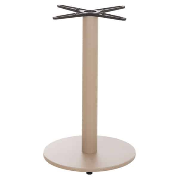 ΒΑΣΗ ΤΡΑΠΕΖΙΟΥ ΑΛΟΥΜΙΝΙΟΥ ΣΤΡΟΓΓΥΛΗ ΚΑΠΟΥΤΣΙΝΟ HM476.25 ΣΤΑΥΡΟΣ 48Χ48εκ Φ45Χ72Υεκ. - Image 3