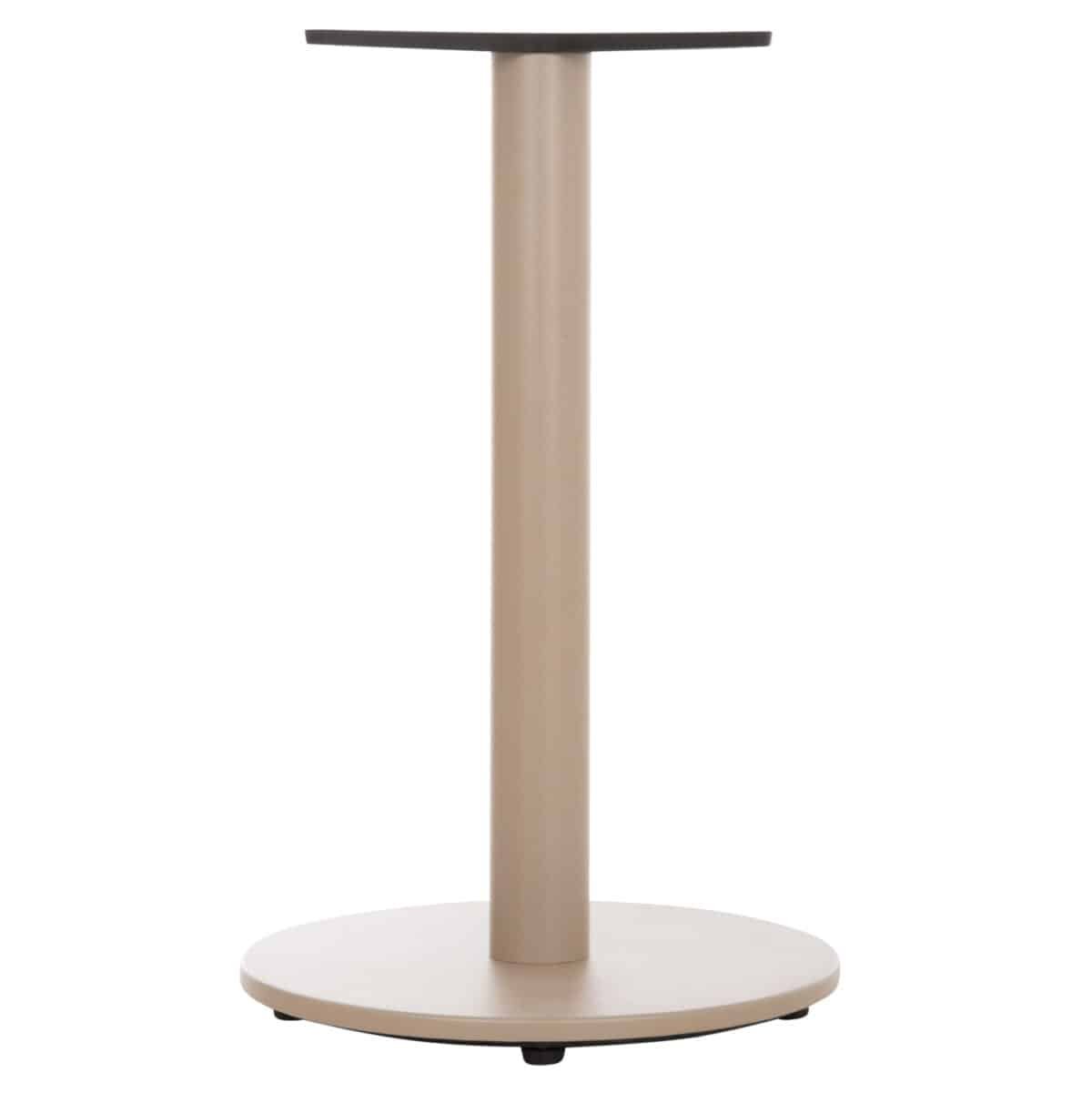 ΒΑΣΗ ΤΡΑΠΕΖΙΟΥ ΑΛΟΥΜΙΝΙΟΥ ΣΤΡΟΓΓΥΛΗ ΚΑΠΟΥΤΣΙΝΟ HM476.25 ΣΤΑΥΡΟΣ 48Χ48εκ Φ45Χ72Υεκ. - Image 4