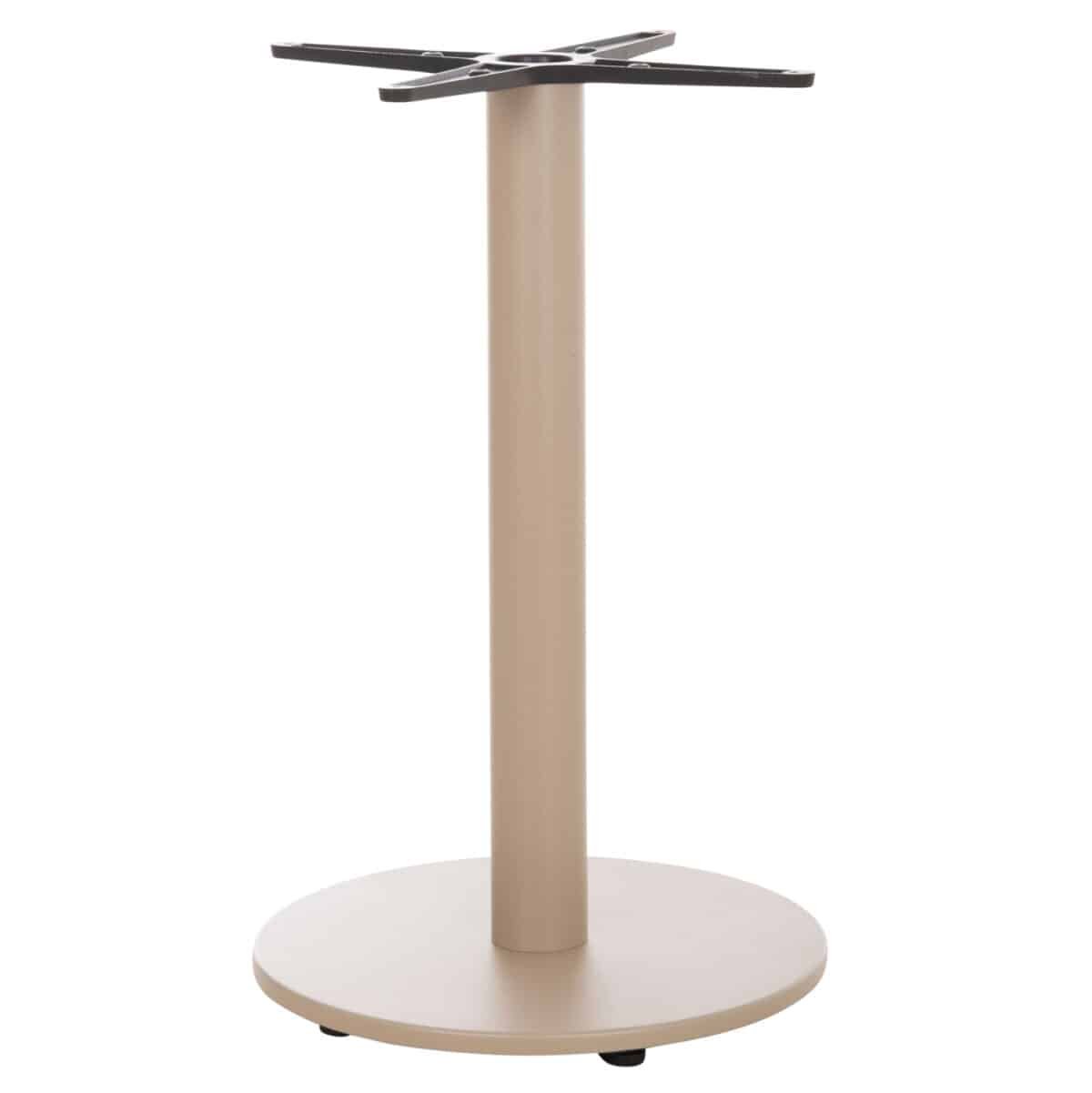 ΒΑΣΗ ΤΡΑΠΕΖΙΟΥ ΑΛΟΥΜΙΝΙΟΥ ΣΤΡΟΓΓΥΛΗ ΚΑΠΟΥΤΣΙΝΟ HM476.25 ΣΤΑΥΡΟΣ 48Χ48εκ Φ45Χ72Υεκ. - Image 5