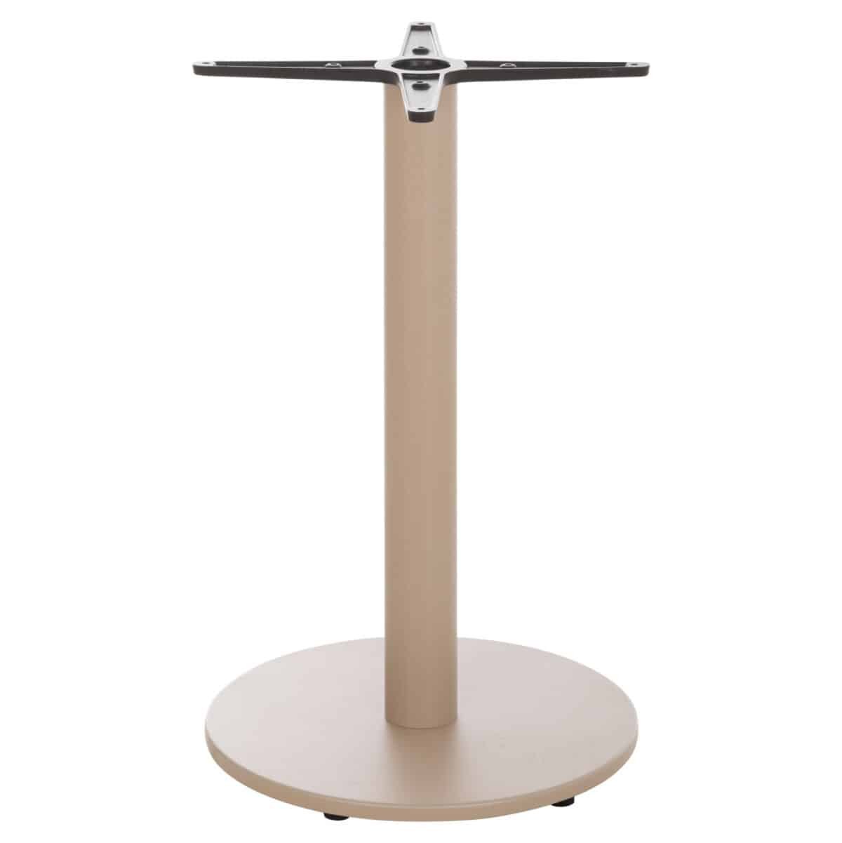 ΒΑΣΗ ΤΡΑΠΕΖΙΟΥ ΑΛΟΥΜΙΝΙΟΥ ΣΤΡΟΓΓΥΛΗ ΚΑΠΟΥΤΣΙΝΟ HM476.25 ΣΤΑΥΡΟΣ 48Χ48εκ Φ45Χ72Υεκ. - Image 6