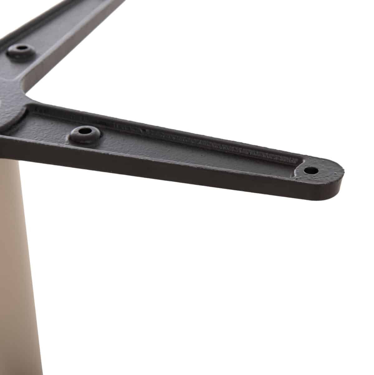 ΒΑΣΗ ΤΡΑΠΕΖΙΟΥ ΑΛΟΥΜΙΝΙΟΥ ΣΤΡΟΓΓΥΛΗ ΚΑΠΟΥΤΣΙΝΟ HM476.25 ΣΤΑΥΡΟΣ 48Χ48εκ Φ45Χ72Υεκ. - Image 10