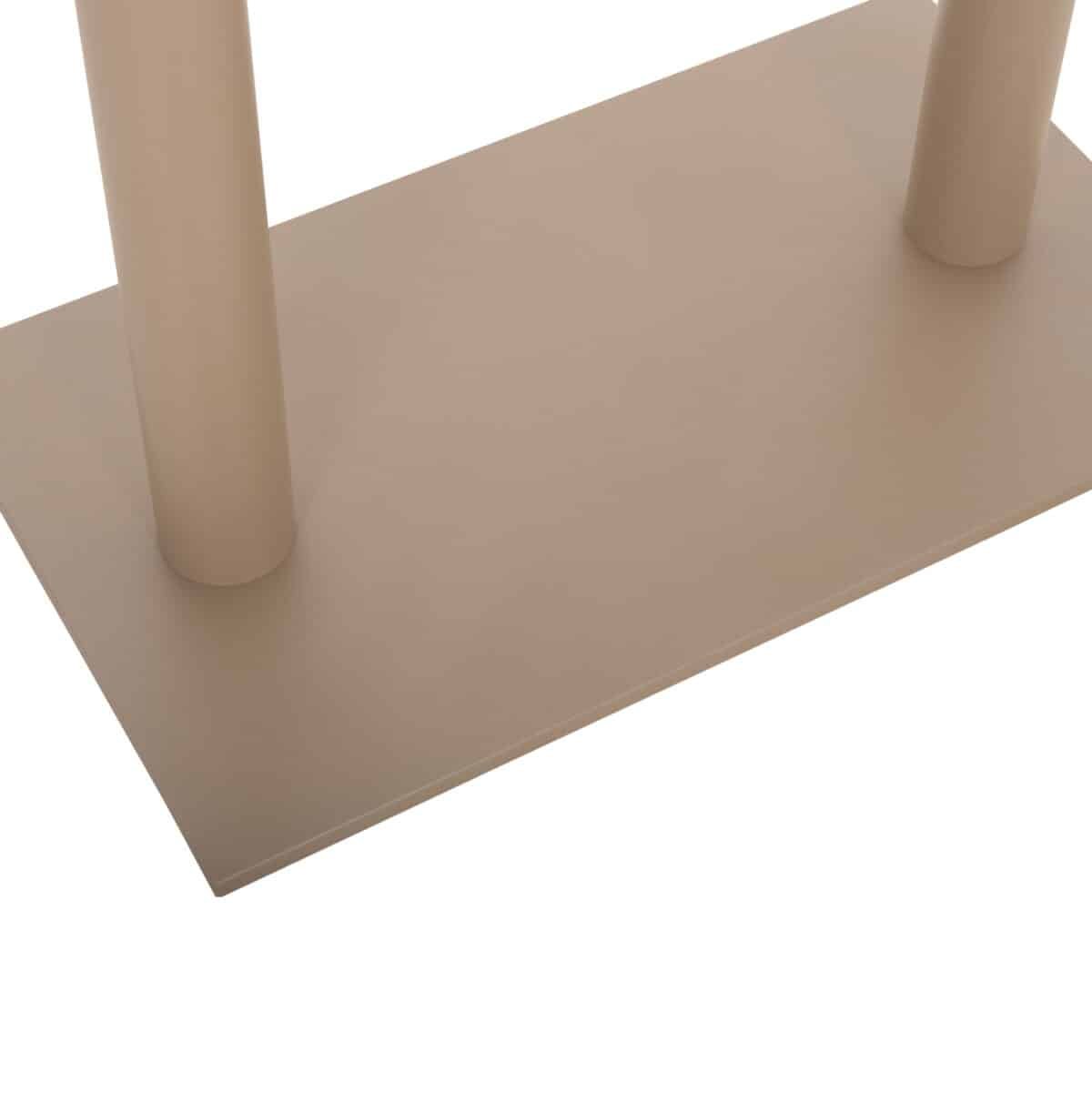 ΒΑΣΗ ΤΡΑΠΕΖΙΟΥ ΜΕΤΑΛΛΙΚΗ ΔΙΠΛΗ HM435.25 ΚΑΠΟΥΤΣΙΝΟ ΜΑΤ ΜΕ ΡΕΓΟΥΛΑΤΟΡΟΥΣ 80Χ40Χ72Υεκ. - Image 9