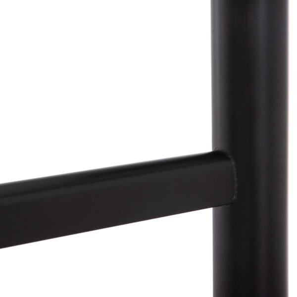 ΒΑΣΗ ΤΡΑΠΕΖΙΟΥ ΜΕΤΑΛΛΙΚΗ ΔΙΠΛΗ HM461.11 ΜΑΥΡΗ ΜΑΤ ΜΕ ΡΕΓΟΥΛΑΤΟΡΟΥΣ 100Χ60Χ73Υεκ. - Image 8