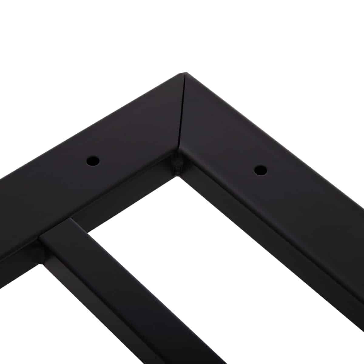 ΒΑΣΗ ΤΡΑΠΕΖΙΟΥ ΜΕΤΑΛΛΙΚΗ ΔΙΠΛΗ HM461.12 ΛΕΥΚΗ ΜΕ ΡΕΓΟΥΛΑΤΟΡΟΥΣ 100x60x73Υεκ. - Image 6