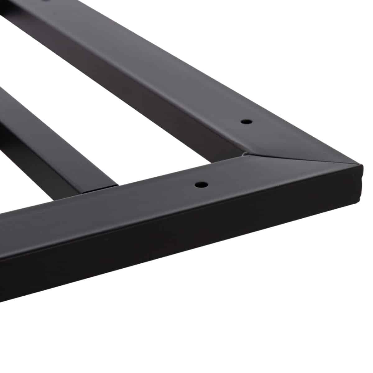 ΒΑΣΗ ΤΡΑΠΕΖΙΟΥ ΜΕΤΑΛΛΙΚΗ ΔΙΠΛΗ HM461.12 ΛΕΥΚΗ ΜΕ ΡΕΓΟΥΛΑΤΟΡΟΥΣ 100x60x73Υεκ. - Image 7