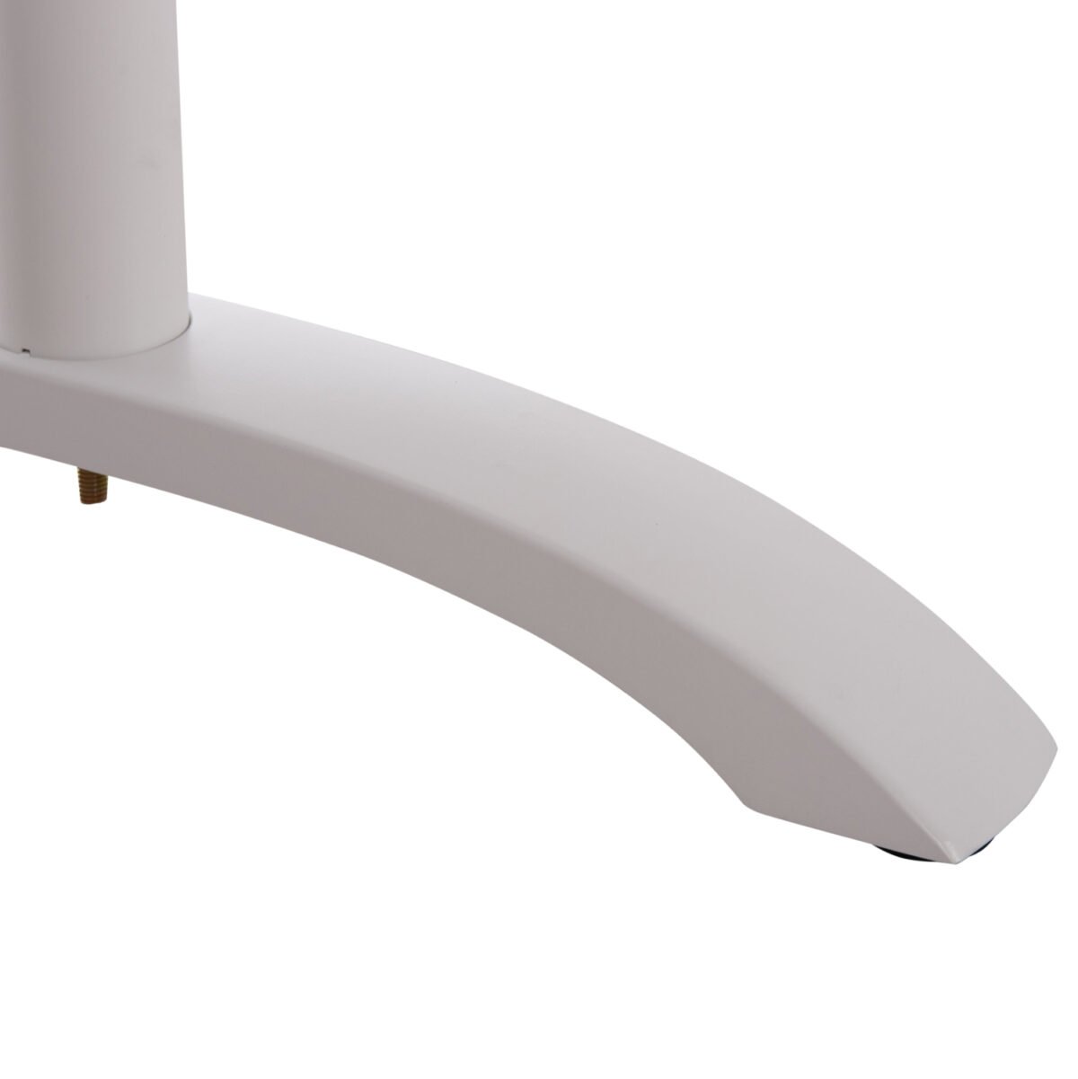 ΒΑΣΗ ΤΡΑΠΕΖΙΟΥ ΜΕΤΑΛΛΙΚΗ ΔΙΠΛΗ HM461.12 ΛΕΥΚΗ ΜΕ ΡΕΓΟΥΛΑΤΟΡΟΥΣ 100x60x73Υεκ. - Image 8