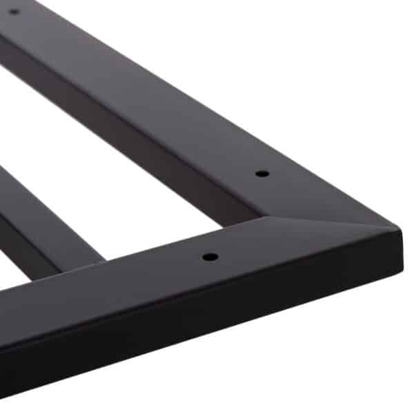 ΒΑΣΗ ΤΡΑΠΕΖΙΟΥ ΜΕΤΑΛΛΙΚΗ ΔΙΠΛΗ HM461.13 ΧΡΩΜΙΟΥ ΜΕ ΡΕΓΟΥΛΑΤΟΡΟΥΣ 100x60x73Υεκ. - Image 7