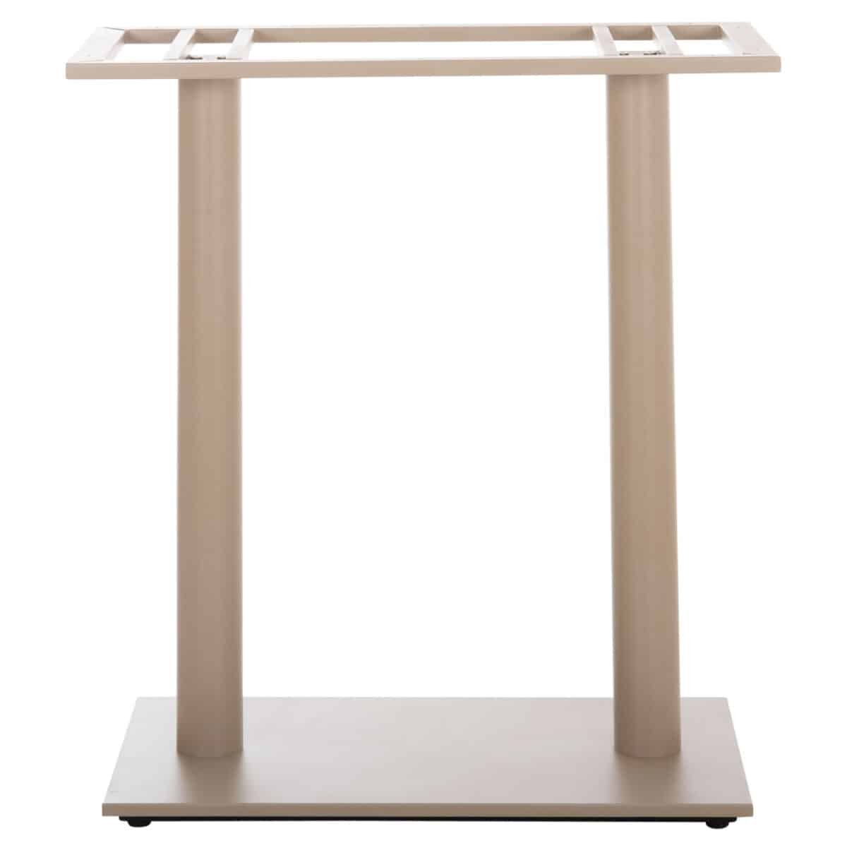 ΒΑΣΗ ΤΡΑΠΕΖΙΟΥ ΜΠΑΡ ΔΙΣΤΗΛΗ ΜΕΣ.ΥΨΟΥΣ HM478.25 ΜΕΤΑΛΛΟ ΚΑΠΟΥΤΣΙΝΟ ΜΑΤ 80x40x90Υεκ - Image 3