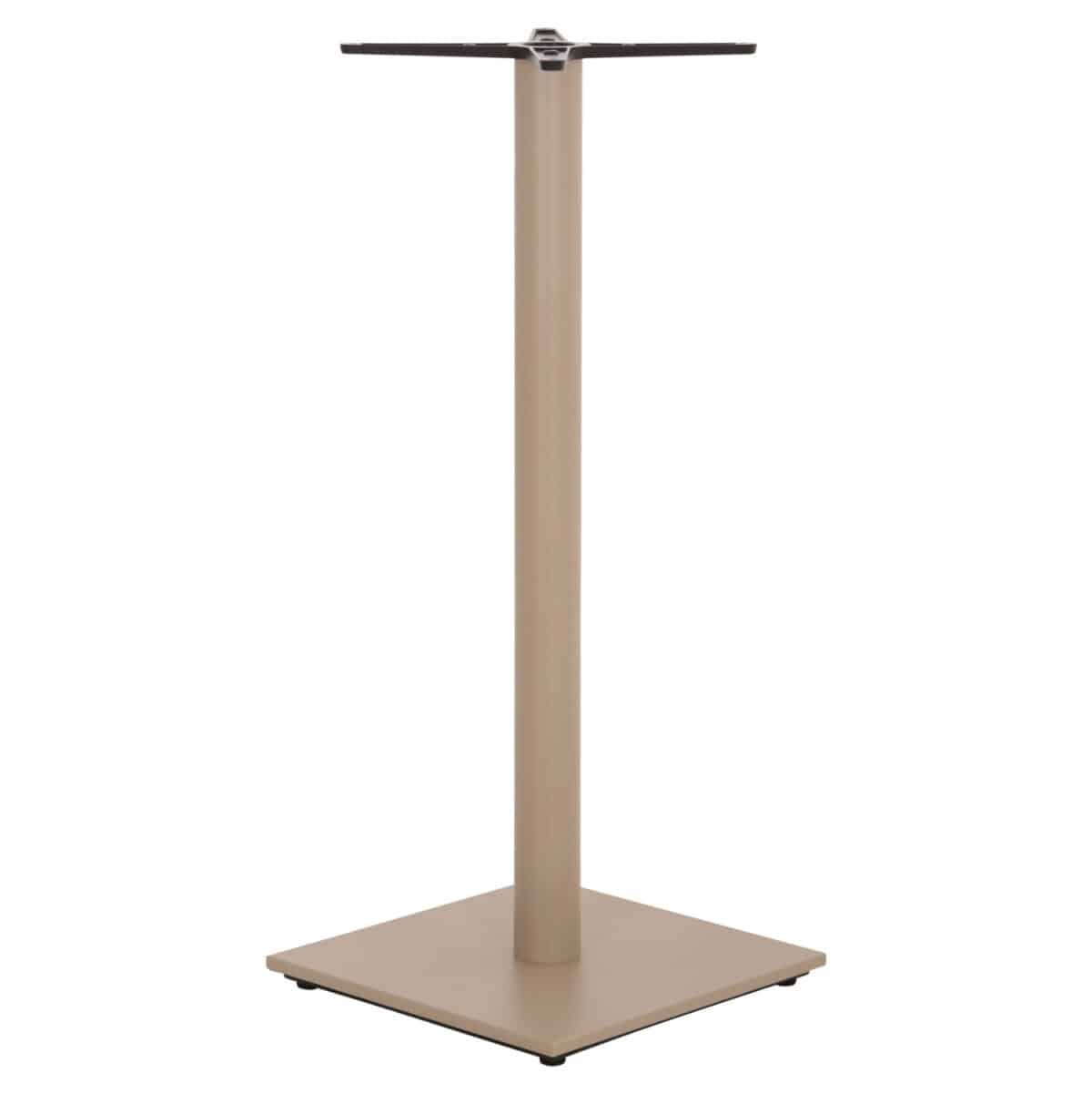 ΒΑΣΗ ΤΡΑΠΕΖΙΟΥ ΜΠΑΡ HM439.25 ΜΕΤΑΛΛΙΚΗ ΚΑΠΟΥΤΣΙΝΟ ΜΑΤ-ΡΕΓΟΥΛΑΤΟΡΟΙ 46x46x108Yεκ. - Image 4