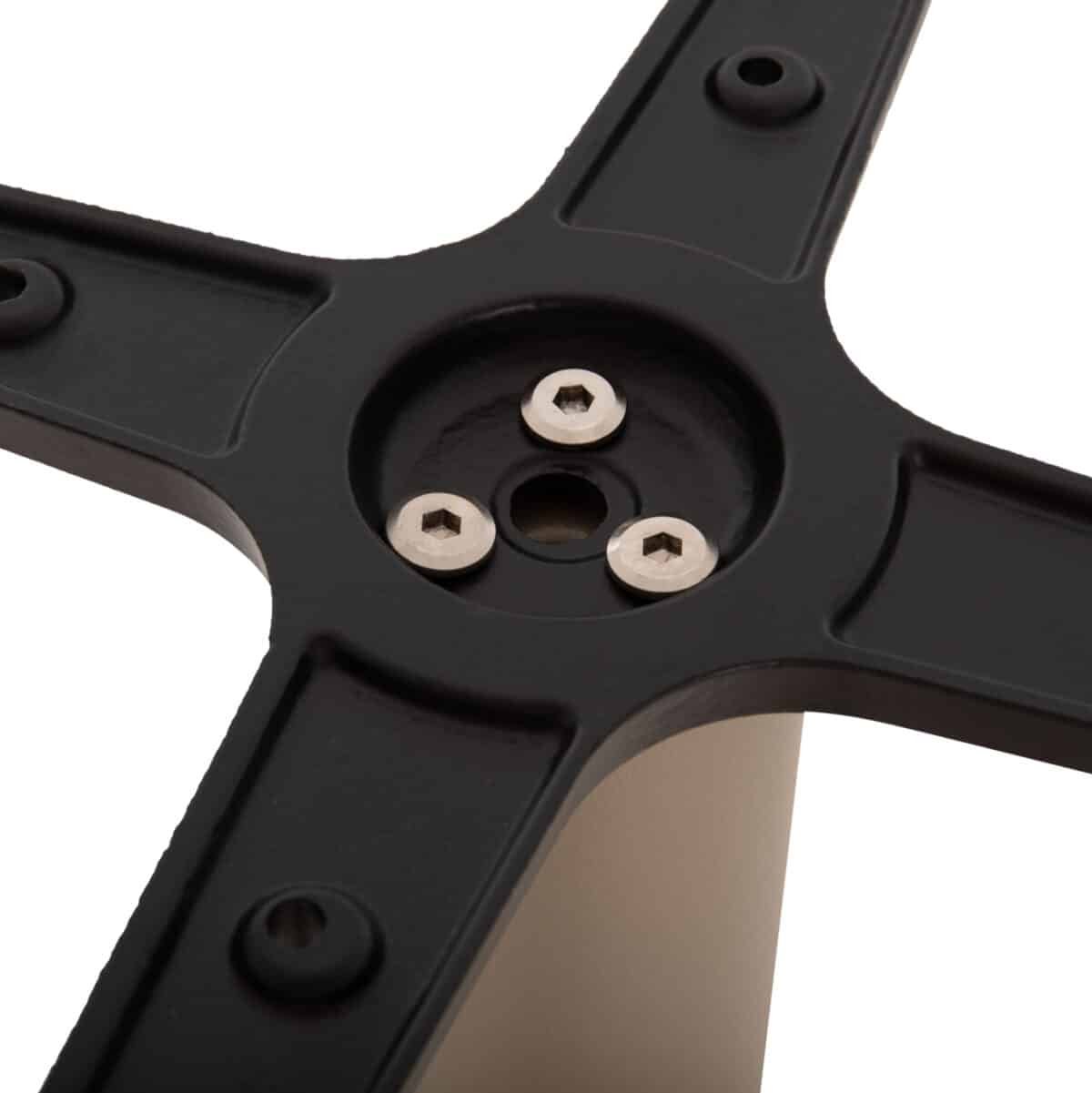 ΒΑΣΗ ΤΡΑΠΕΖΙΟΥ ΜΠΑΡ HM439.25 ΜΕΤΑΛΛΙΚΗ ΚΑΠΟΥΤΣΙΝΟ ΜΑΤ-ΡΕΓΟΥΛΑΤΟΡΟΙ 46x46x108Yεκ. - Image 7