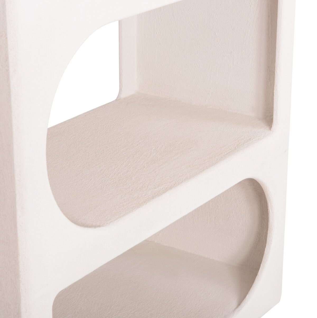 ΒΙΒΛΙΟΘΗΚΗ ΣΕΙΡΑ SANTORINI HM18062 MDF ΣΕ ΥΠΟΛΕΥΚΟ ΧΡΩΜΑ 80x38x180Yεκ. - Image 4