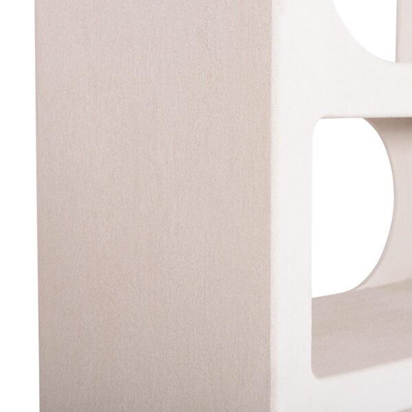 ΒΙΒΛΙΟΘΗΚΗ ΣΕΙΡΑ SANTORINI HM18062 MDF ΣΕ ΥΠΟΛΕΥΚΟ ΧΡΩΜΑ 80x38x180Yεκ. - Image 6