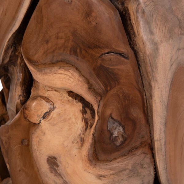 ΒΟΗΘΗΤΙΚΟ ΣΚΑΜΠΟ/ΤΡΑΠΕΖΑΚΙ STOMP HM9350.11 ΞΥΛΟ TEAK-ΦΥΣΙΚΟ Φ30x45Υεκ. - Image 7