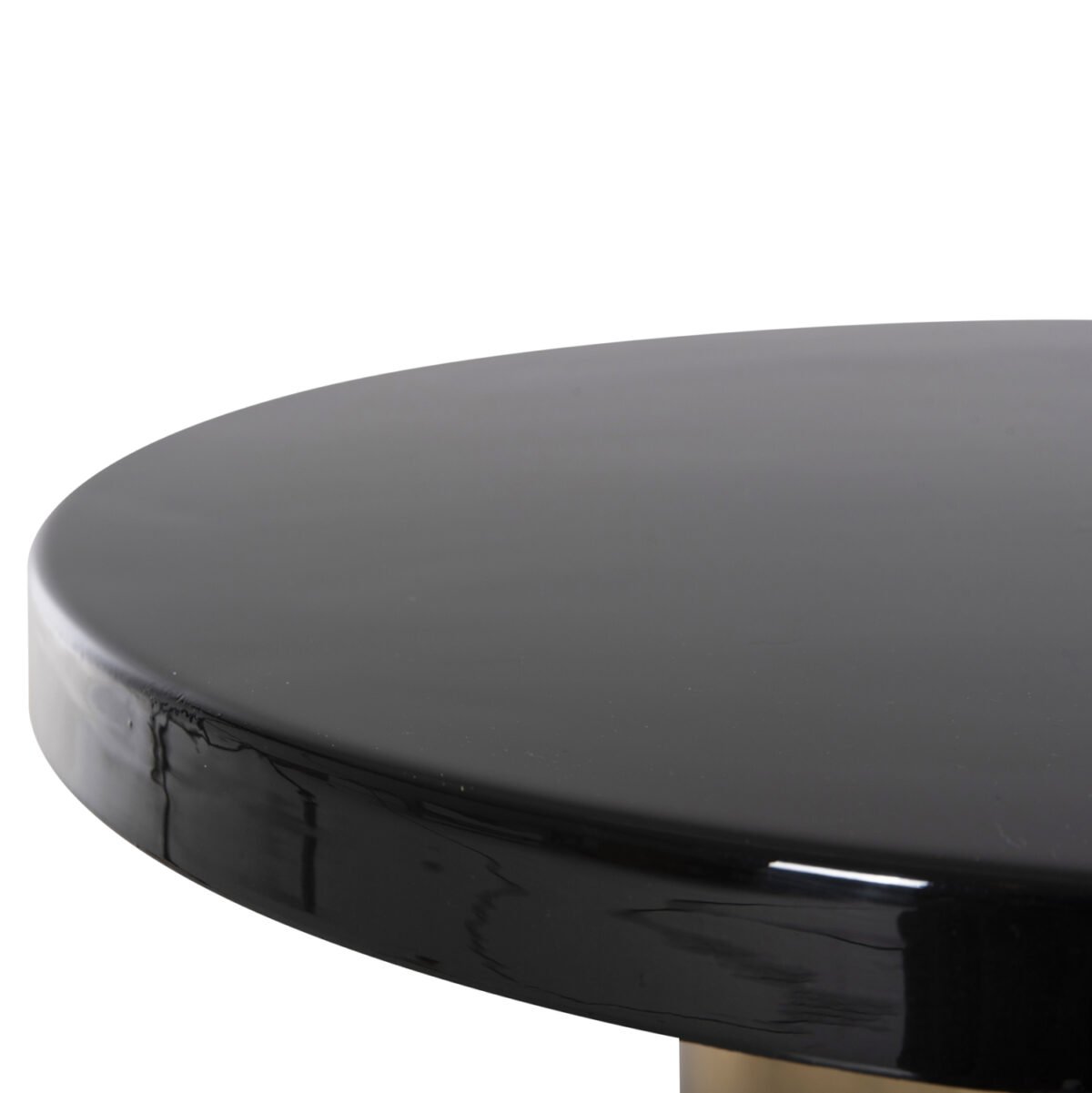 ΒΟΗΘΗΤΙΚΟ ΤΡΑΠΕΖΑΚΙ SURAT HM4236.04 ΜΕΤΑΛΛΟ ΣΕ ΜΑΥΡΟ-ΧΡΥΣΟ Φ50,5x59,5Υ εκ. - Image 5