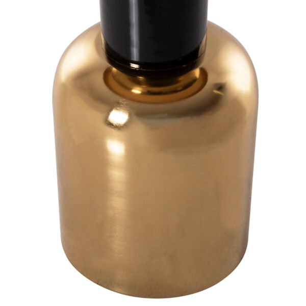 ΒΟΗΘΗΤΙΚΟ ΤΡΑΠΕΖΑΚΙ SURAT HM4236.04 ΜΕΤΑΛΛΟ ΣΕ ΜΑΥΡΟ-ΧΡΥΣΟ Φ50,5x59,5Υ εκ. - Image 6