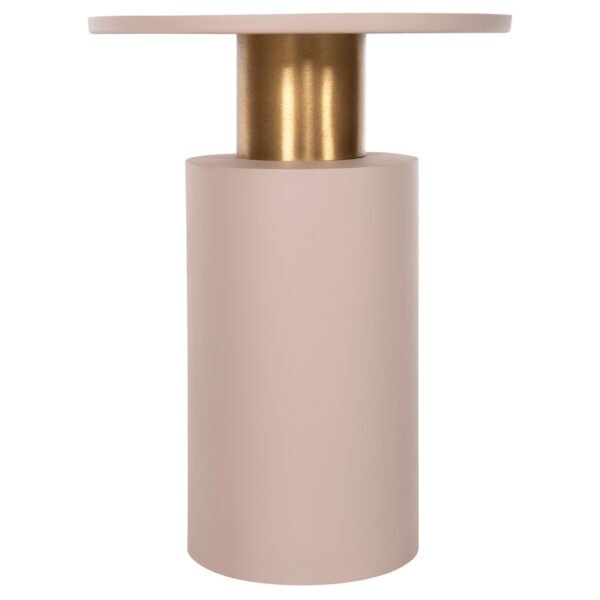 ΒΟΗΘΗΤΙΚΟ ΤΡΑΠΕΖΑΚΙ PUNJAB HM4239.03 ΜΕΤΑΛΛΟ ΣΕ ΕΚΡΟΥ-ΧΡΥΣΟΧΑΛΚΙΝΟ Φ36x47Υεκ. - Image 3