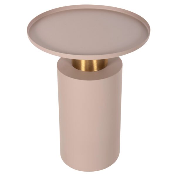 ΒΟΗΘΗΤΙΚΟ ΤΡΑΠΕΖΑΚΙ PUNJAB HM4239.03 ΜΕΤΑΛΛΟ ΣΕ ΕΚΡΟΥ-ΧΡΥΣΟΧΑΛΚΙΝΟ Φ36x47Υεκ. - Image 4