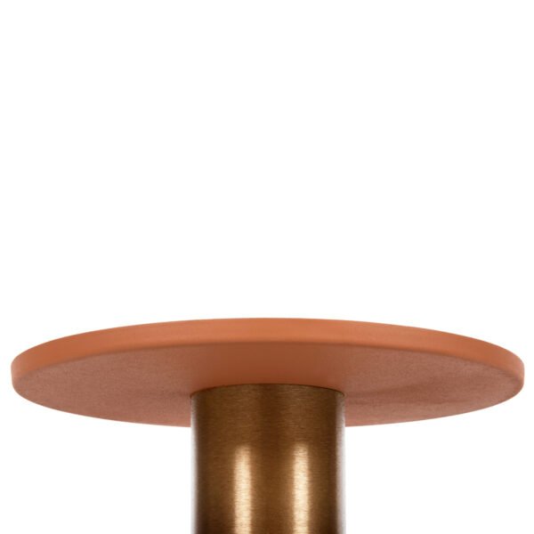 ΒΟΗΘΗΤΙΚΟ ΤΡΑΠΕΖΑΚΙ PUNJAB HM4239.08 ΜΕΤΑΛΛΟ ΣΕ ΠΟΡΤΟΚΑΛΙ-ΧΡΥΣΟΧΑΛΚΙΝΟ Φ36x47Υεκ. - Image 5