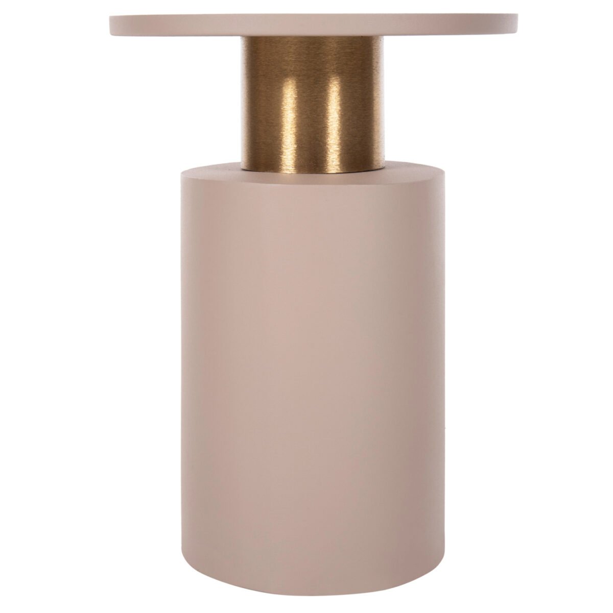 ΒΟΗΘΗΤΙΚΟ ΤΡΑΠΕΖΑΚΙ PUNJAB HM4240.03 ΜΕΤΑΛΛΟ ΣΕ ΕΚΡΟΥ-ΧΡΥΣΟΧΑΛΚΙΝΟ Φ30,5x42Υεκ. - Image 3