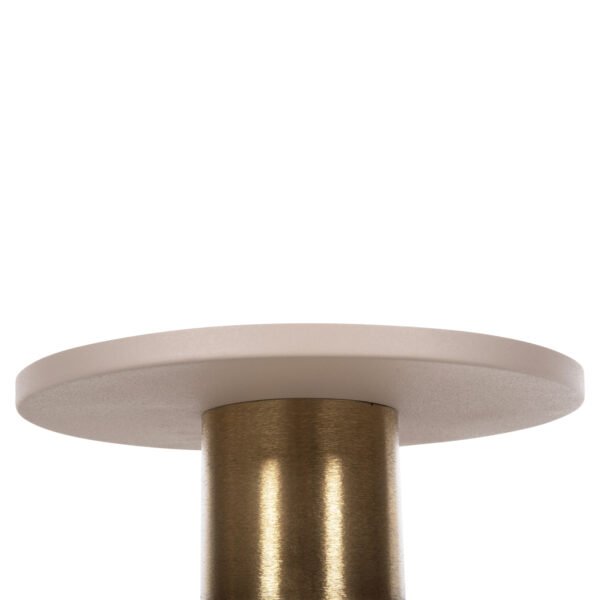 ΒΟΗΘΗΤΙΚΟ ΤΡΑΠΕΖΑΚΙ PUNJAB HM4240.03 ΜΕΤΑΛΛΟ ΣΕ ΕΚΡΟΥ-ΧΡΥΣΟΧΑΛΚΙΝΟ Φ30,5x42Υεκ. - Image 5