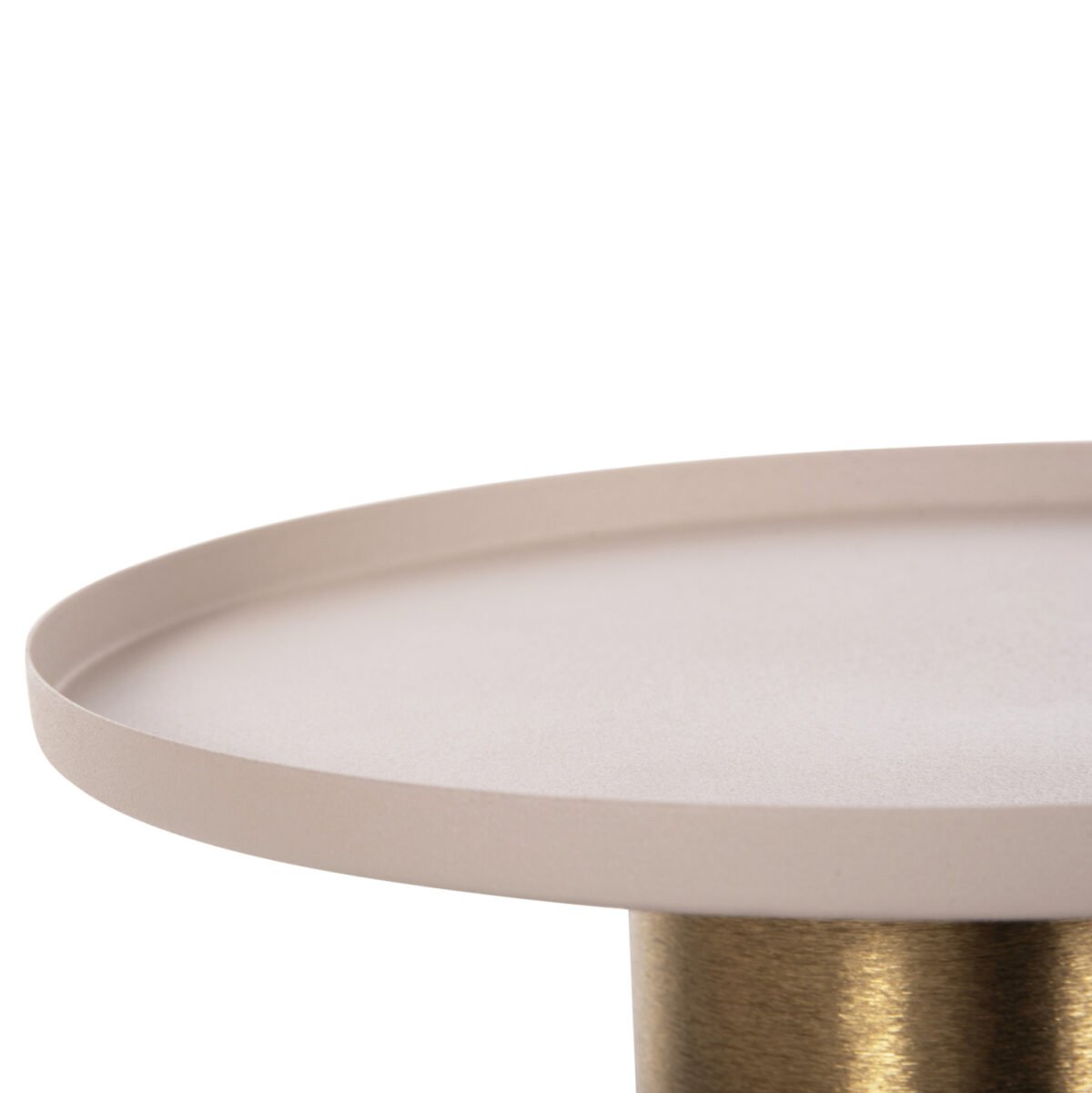 ΒΟΗΘΗΤΙΚΟ ΤΡΑΠΕΖΑΚΙ PUNJAB HM4240.03 ΜΕΤΑΛΛΟ ΣΕ ΕΚΡΟΥ-ΧΡΥΣΟΧΑΛΚΙΝΟ Φ30,5x42Υεκ. - Image 7