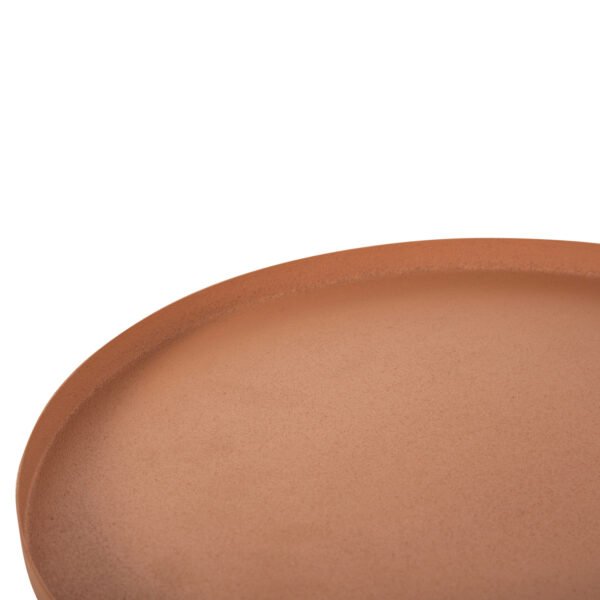 ΒΟΗΘΗΤΙΚΟ ΤΡΑΠΕΖΑΚΙ PUNJAB HM4240.08 ΜΕΤΑΛΛΟ ΣΕ ΠΟΡΤΟΚΑΛΙ-ΧΡΥΣΟΧΑΛΚΙΝΟ Φ30,5x42Υεκ. - Image 5