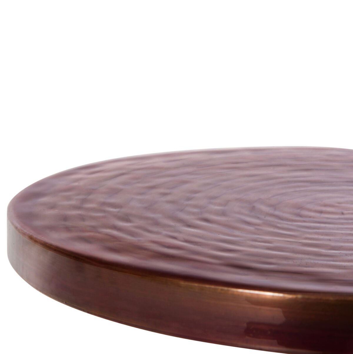 ΒΟΗΘΗΤΙΚΟ ΤΡΑΠΕΖΑΚΙ BOMBAY HM4251.06 ΜΕΤΑΛΛΟ ΣΕ ΧΑΛΚΙΝΕΣ ΑΠΟΧΡΩΣΕΙΣ Φ25,5x51,5Υεκ - Image 4