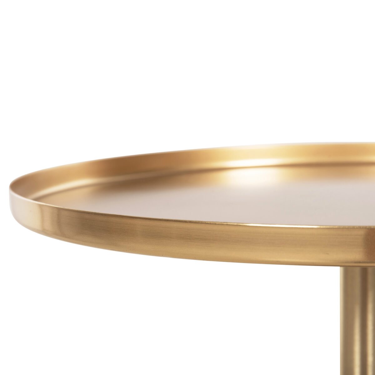 ΒΟΗΘΗΤΙΚΟ ΤΡΑΠΕΖΑΚΙ KAPPUR HM9726 ΞΥΛΟ MANGO ΣΕ ΚΑΡΥΔΙ-ΜΕΤΑΛΛΟ ΧΡΥΣΟ Φ38x62Υεκ - Image 5