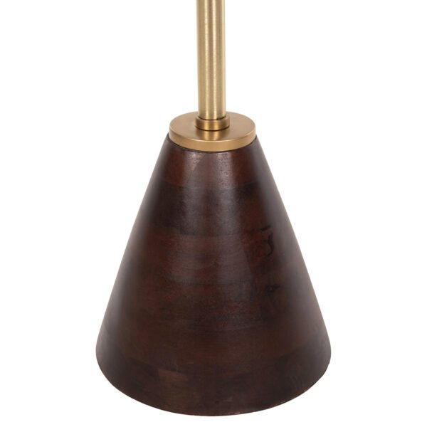 ΒΟΗΘΗΤΙΚΟ ΤΡΑΠΕΖΑΚΙ KAPPUR HM9726 ΞΥΛΟ MANGO ΣΕ ΚΑΡΥΔΙ-ΜΕΤΑΛΛΟ ΧΡΥΣΟ Φ38x62Υεκ - Image 6