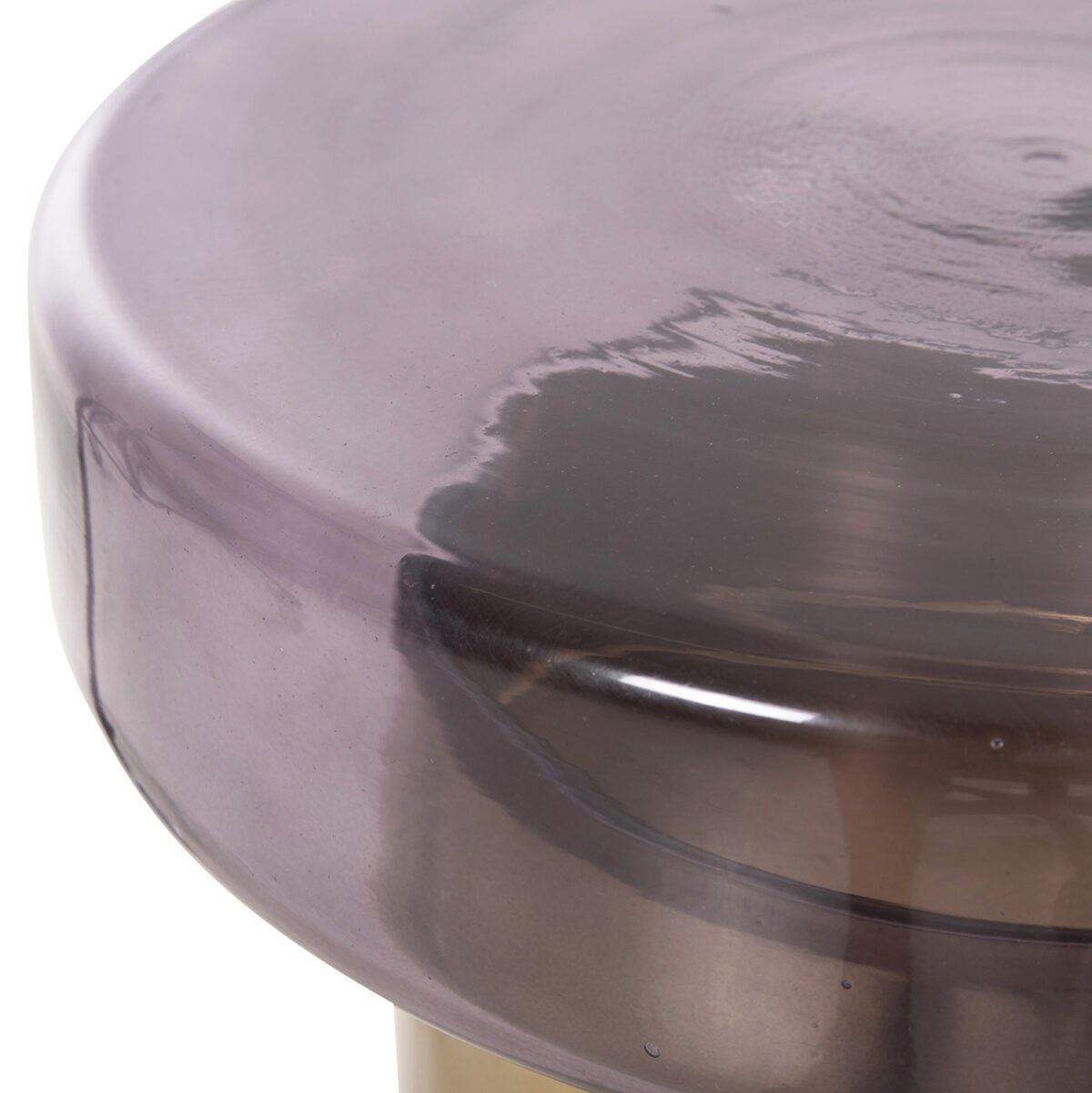 ΒΟΗΘΗΤΙΚΟ ΤΡΑΠΕΖΑΚΙ CARMO HM9728 ΜΩΒ ΓΥΑΛΙ-ΧΡΥΣΟ ΜΕΤΑΛΛΟ Φ39Χ54Υεκ - Image 6