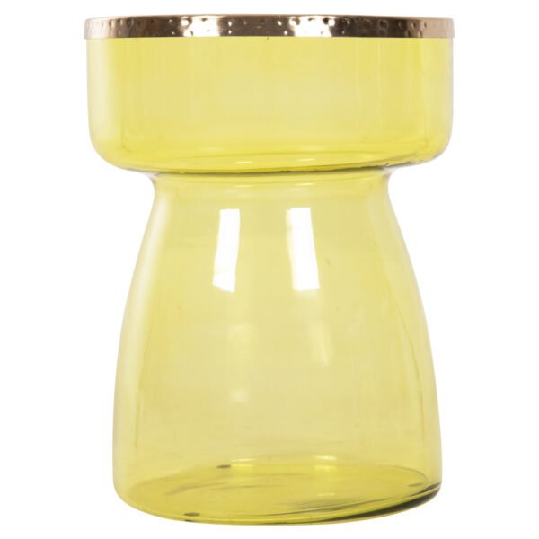 ΒΟΗΘΗΤΙΚΟ ΤΡΑΠΕΖΑΚΙ RANE HM9731 ΓΥΑΛΙ ΠΡΑΣΙΝΩΠΟ-ΧΡΥΣΟ ΜΕΤΑΛΛΟ TOP Φ36x47Υεκ. - Image 3