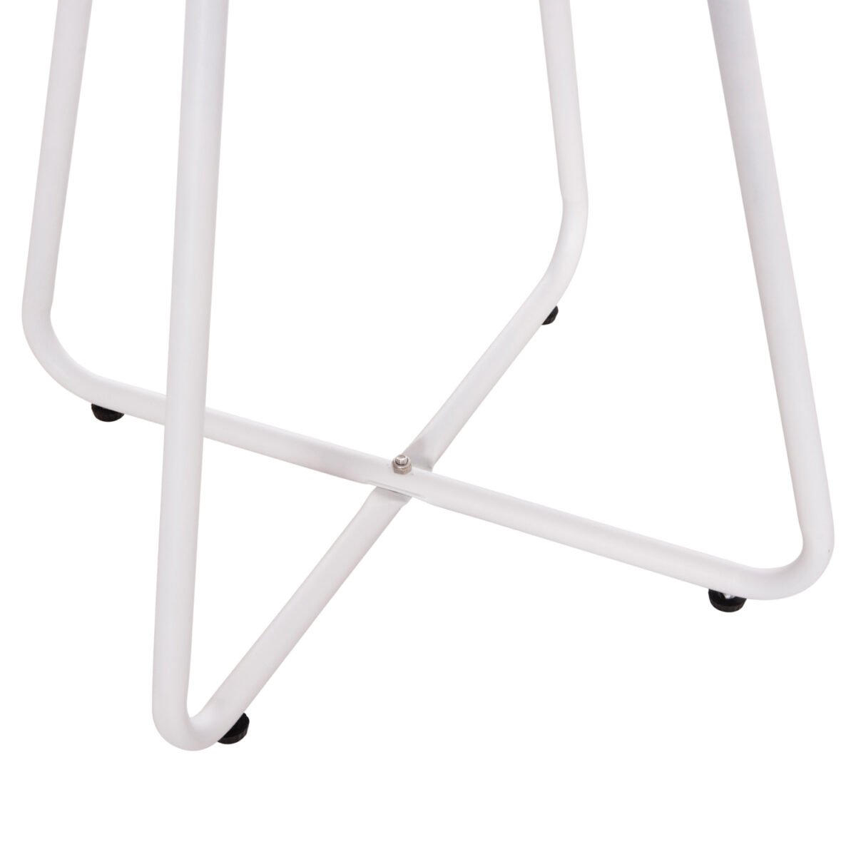 ΒΟΗΘΗΤΙΚΟ ΤΡΑΠΕΖΑΚΙ ΜΕΤΑΛΛΙΚΟ ΣΤΡΟΓΓΥΛΟ SAMMON HM6271.02 ΛΕΥΚΟ Φ45x50Υεκ - Image 5