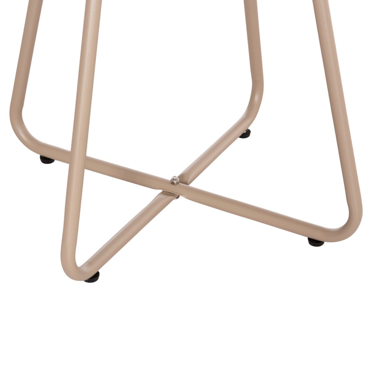 ΒΟΗΘΗΤΙΚΟ ΤΡΑΠΕΖΑΚΙ ΜΕΤΑΛΛΙΚΟ ΣΤΡΟΓΓΥΛΟ SAMMON HM6271.03 ΚΑΠΟΥΤΣΙΝΟ Φ45x50Υεκ - Image 5