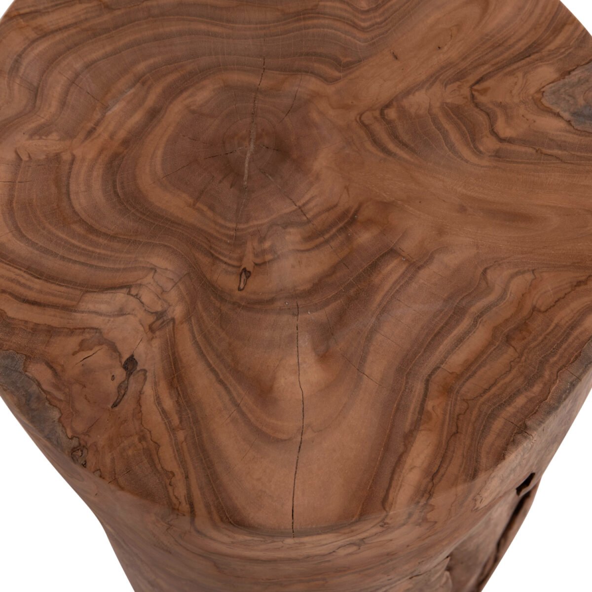 ΒΟΗΘΗΤΙΚΟ ΤΡΑΠΕΖΑΚΙ/ΣΚΑΜΠΟ TRONCO HM9374.21 ΞΥΛΟ TEAK--ΦΥΣΙΚΟ Φ30x45Υεκ. - Image 7