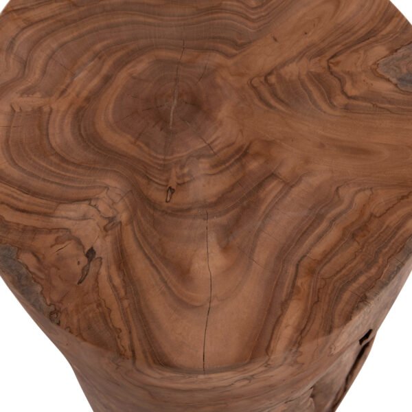 ΒΟΗΘΗΤΙΚΟ ΤΡΑΠΕΖΑΚΙ/ΣΚΑΜΠΟ TRONCO HM9374.21 ΞΥΛΟ TEAK--ΦΥΣΙΚΟ Φ30x45Υεκ. - Image 7