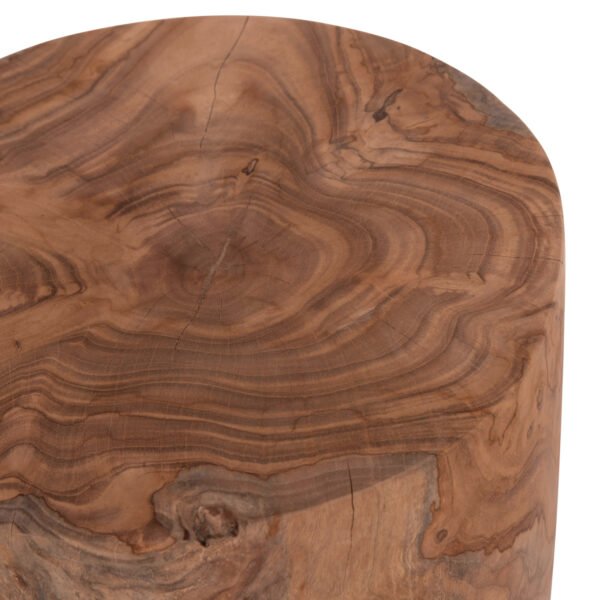 ΒΟΗΘΗΤΙΚΟ ΤΡΑΠΕΖΑΚΙ/ΣΚΑΜΠΟ TRONCO HM9374.21 ΞΥΛΟ TEAK--ΦΥΣΙΚΟ Φ30x45Υεκ. - Image 9