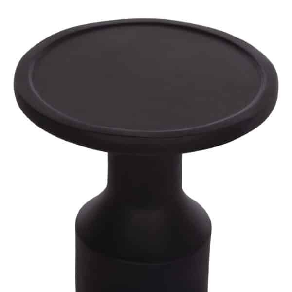 ΒΟΗΘΗΤΙΚΟ ΤΡΑΠΕΖΙ TRED(T) HM18169.01 FIBER CEMENT ΜΑΥΡΟ-ΦΥΣΙΚΟ RATTAN--Φ40x61Υεκ. - Image 5