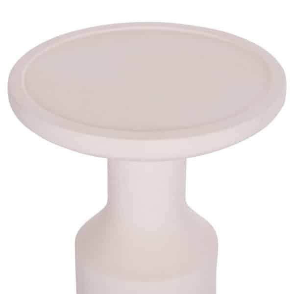 ΒΟΗΘΗΤΙΚΟ ΤΡΑΠΕΖΙ TRED(T) HM18169.02 FIBER CEMENT ΛΕΥΚΟ-ΦΥΣΙΚΟ RATTAN--Φ40x61Υεκ. - Image 4