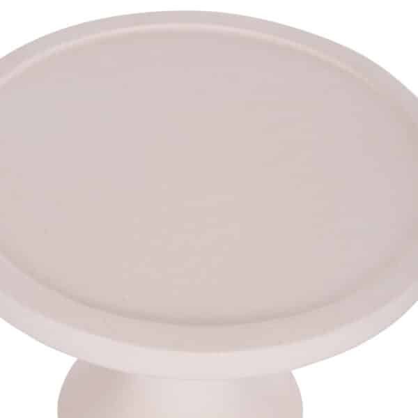 ΒΟΗΘΗΤΙΚΟ ΤΡΑΠΕΖΙ TRED(T) HM18169.02 FIBER CEMENT ΛΕΥΚΟ-ΦΥΣΙΚΟ RATTAN--Φ40x61Υεκ. - Image 6