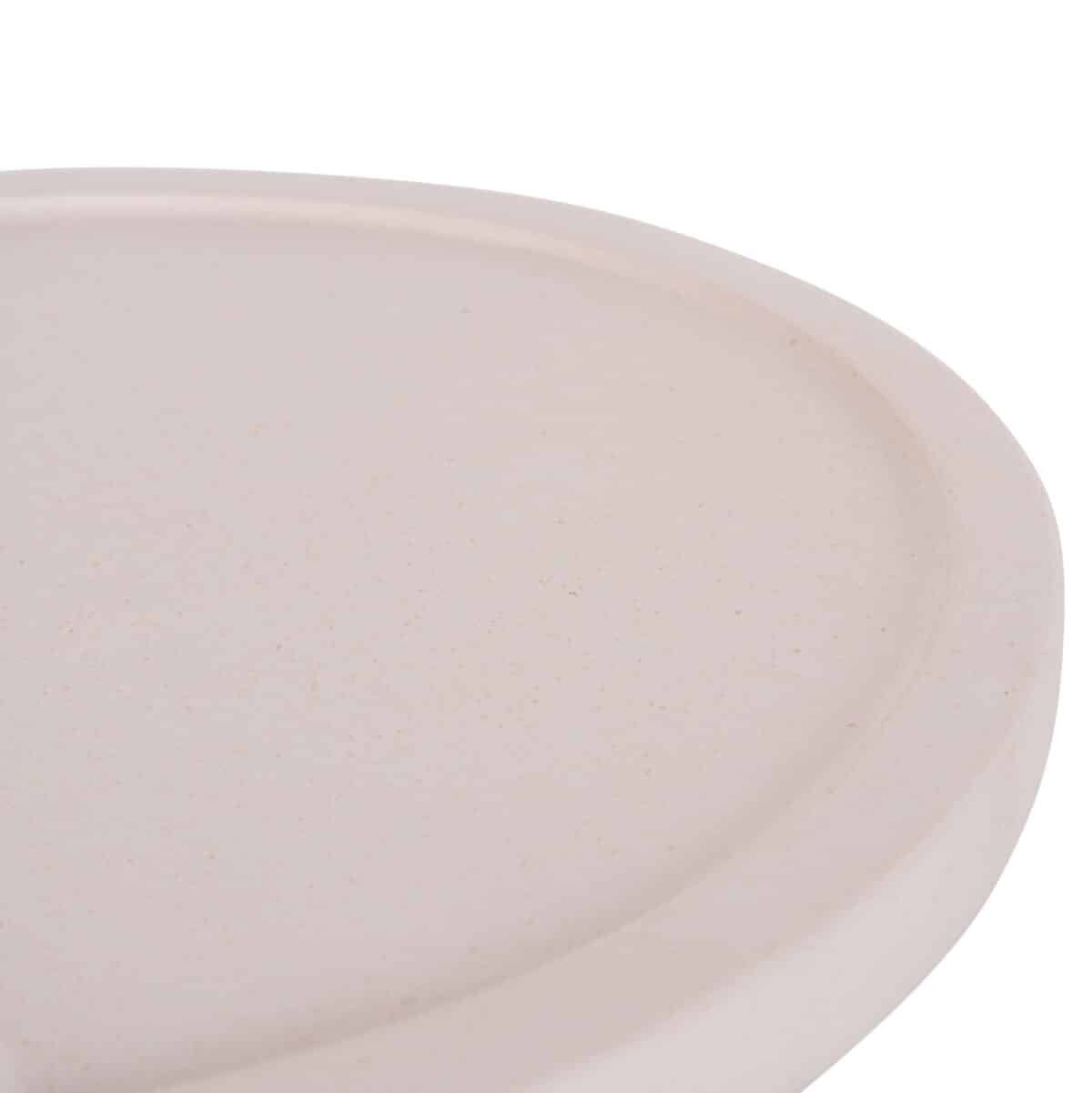 ΒΟΗΘΗΤΙΚΟ ΤΡΑΠΕΖΙ TRED(T) HM18169.02 FIBER CEMENT ΛΕΥΚΟ-ΦΥΣΙΚΟ RATTAN--Φ40x61Υεκ. - Image 8