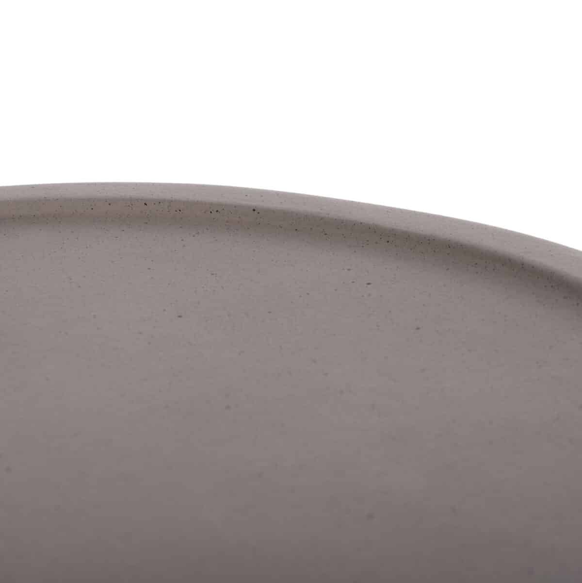 ΒΟΗΘΗΤΙΚΟ ΤΡΑΠΕΖΙ TRED(T) HM18169.03 FIBER CEMENT ΓΚΡΙ-ΦΥΣΙΚΟ RATTAN--Φ40x61Υεκ. - Image 7