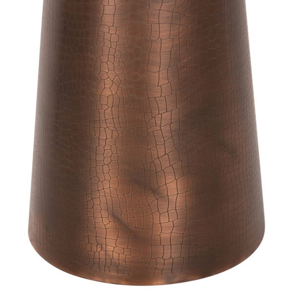 ΒΟΗΘΗΤΙΚΟ ΤΡΑΠΕΖΙ FODEN HM9720 ΛΕΥΚΟ ΜΑΡΜΑΡΟ ΚΑΙ ΜΕΤΑΛΛΟ Φ40,5x59Υεκ - Image 6